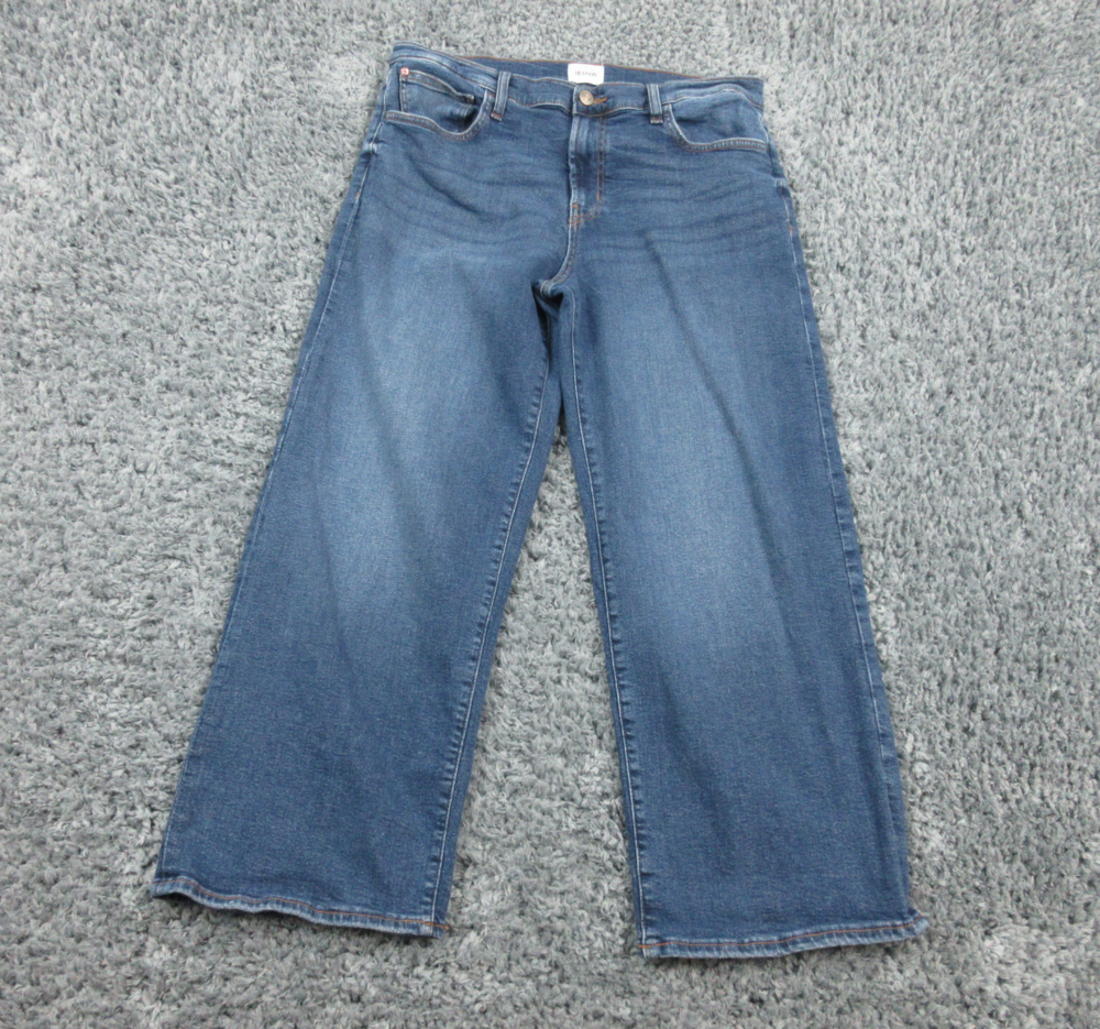 Hudson Jeans Womens 31 Blue Denim Rosalie Wide Leg 32x25.5*
